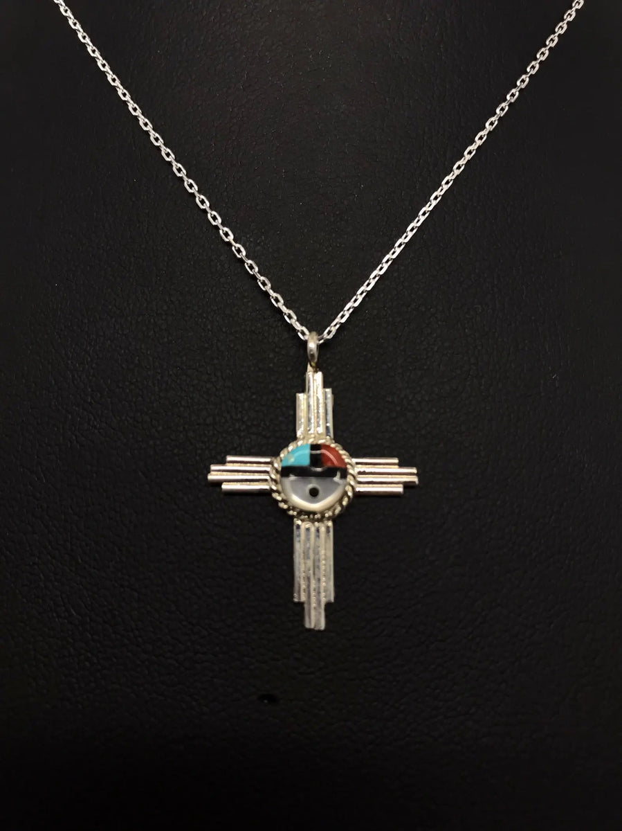 Tarazed Gems & Jewellery - A:shiwi (Zuni) Sunface Pendant