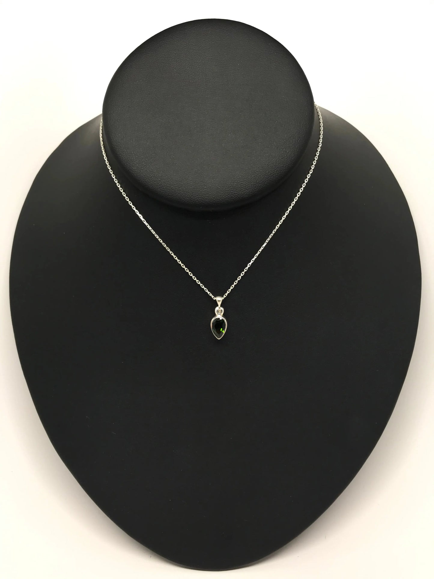 Chrome Diopside Pear Pendant Tarazed Gems & Jewellery