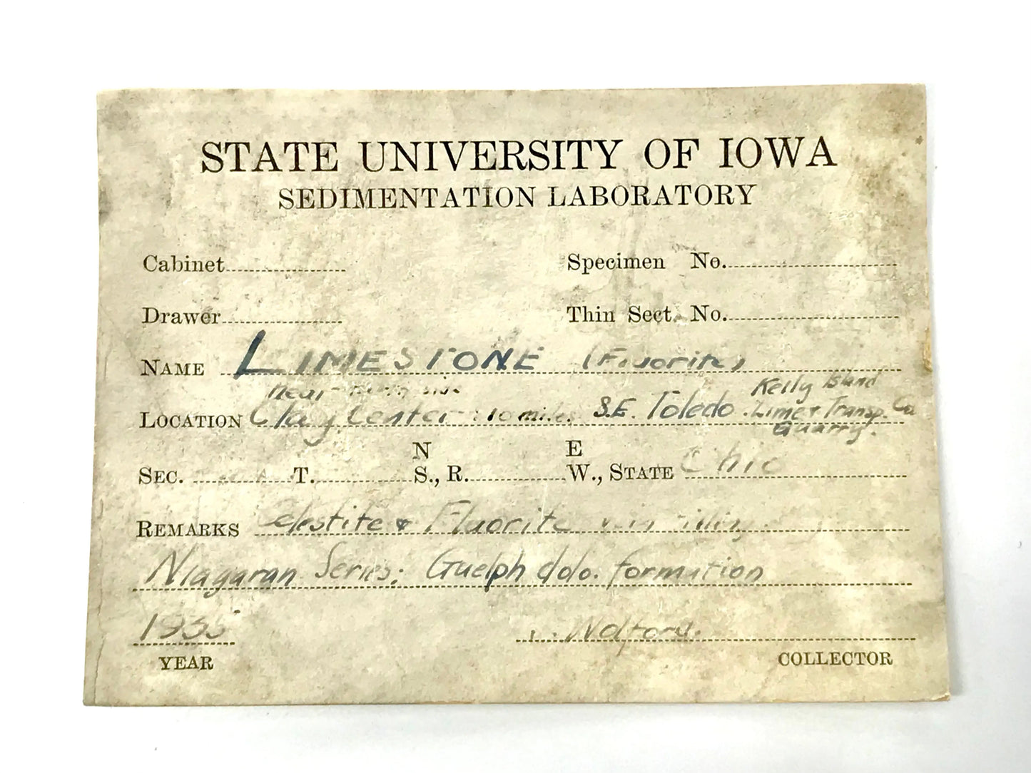 Fluorite and Celestite on Limestone (USA) Tarazed Gems & Jewellery