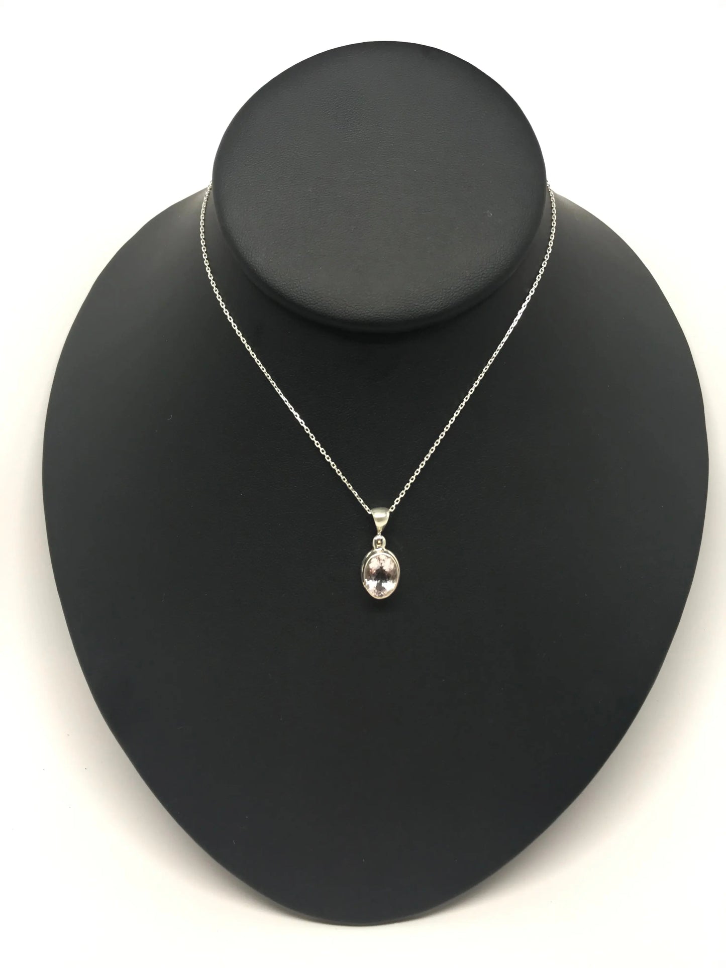 Morganite Oval Pendant Tarazed Gems & Jewellery