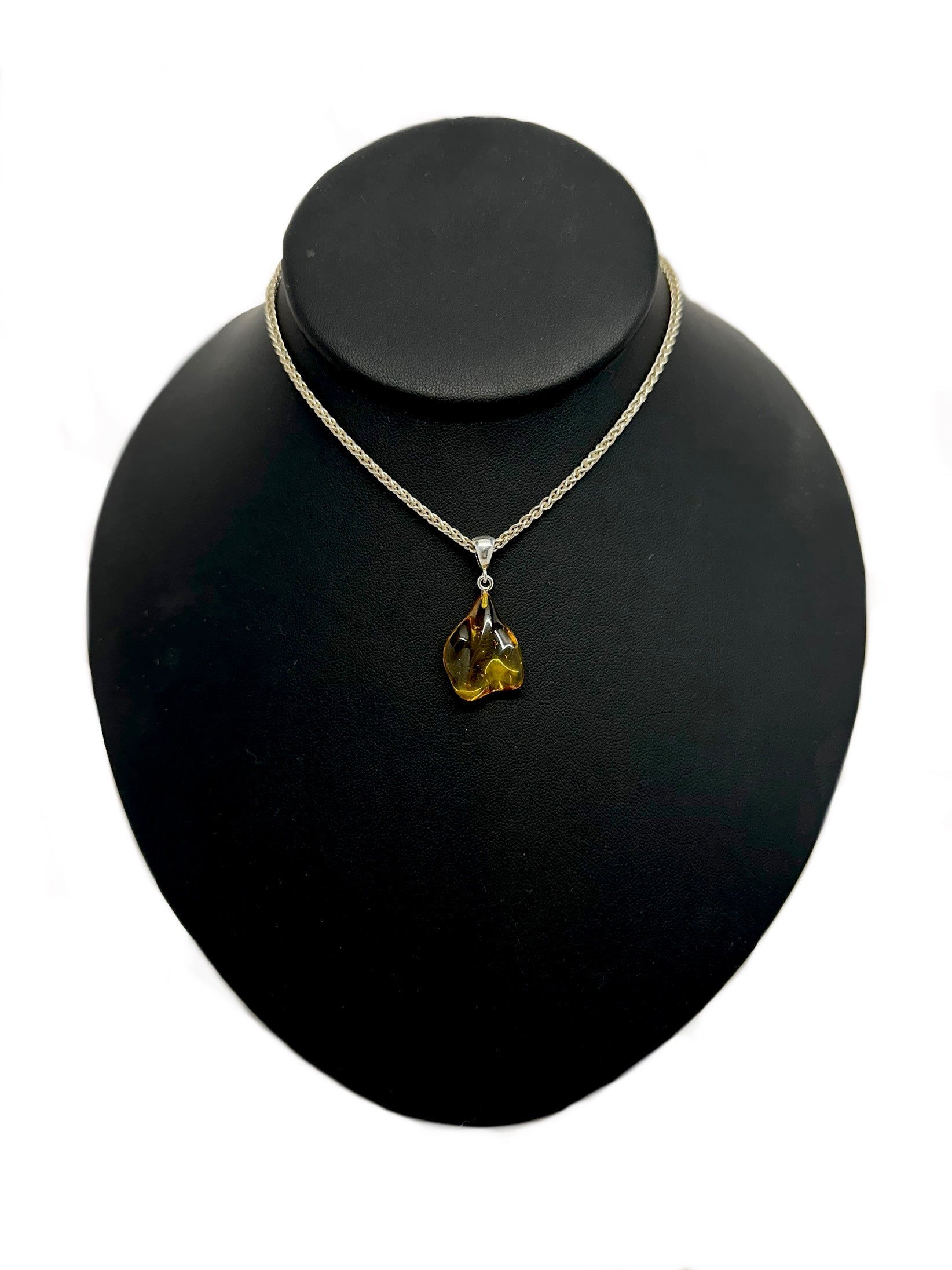 Baltic Amber Pendant with Insect Inclusions Tarazed Gems & Jewellery