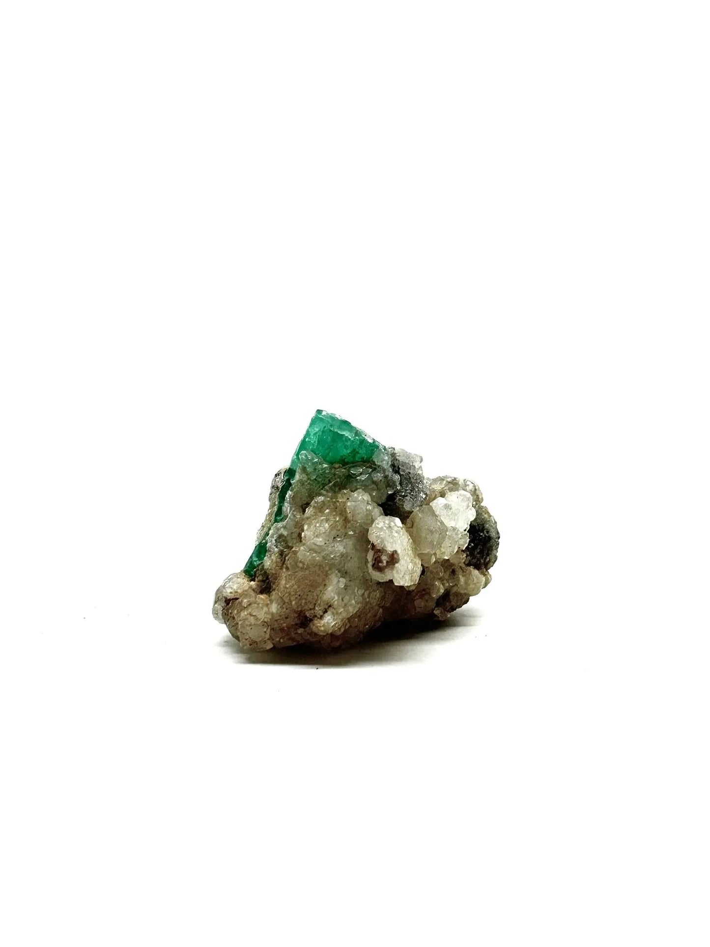 Emerald on Calcite (Colombia) Tarazed