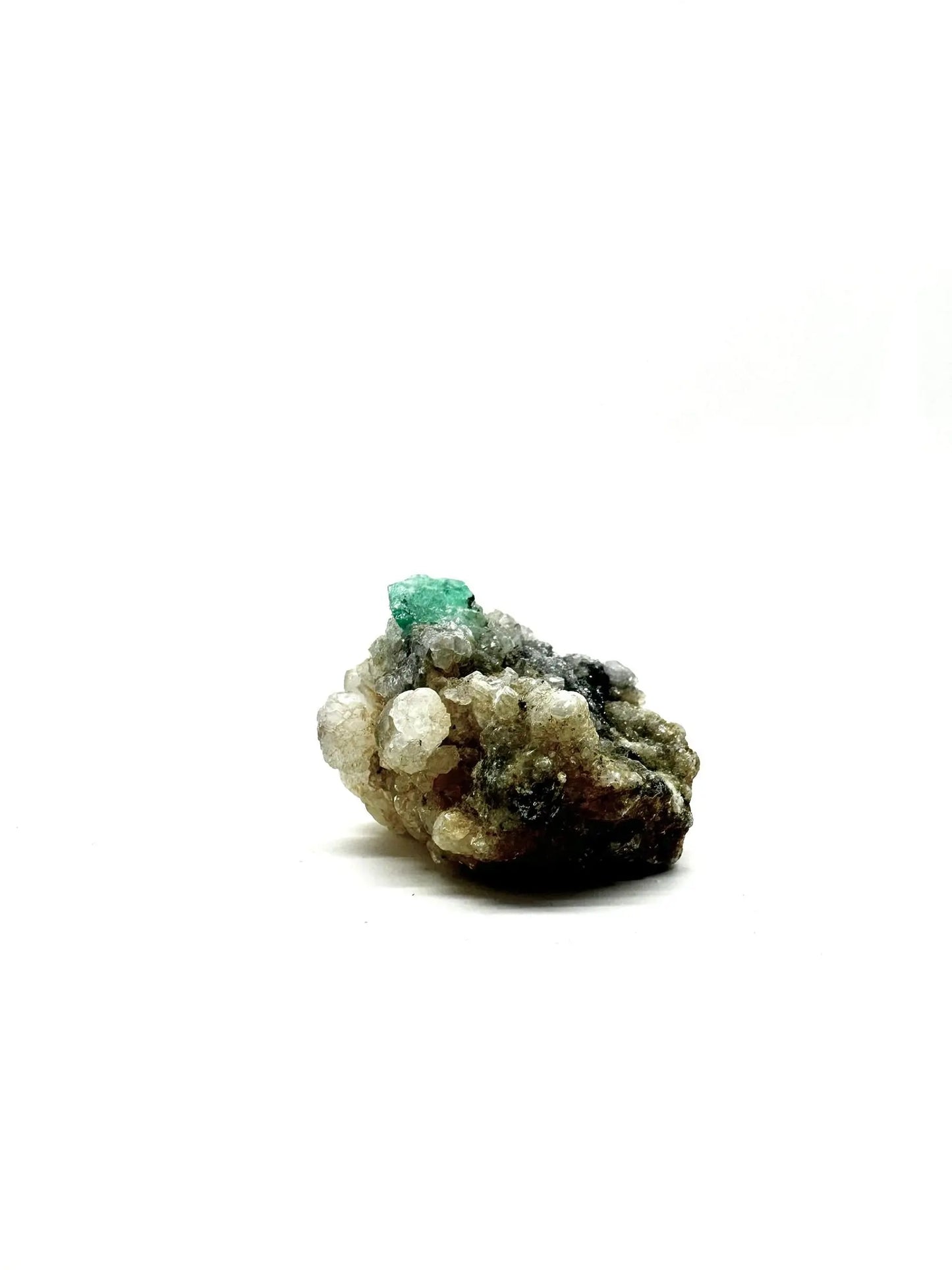 Emerald on Calcite (Colombia) Tarazed