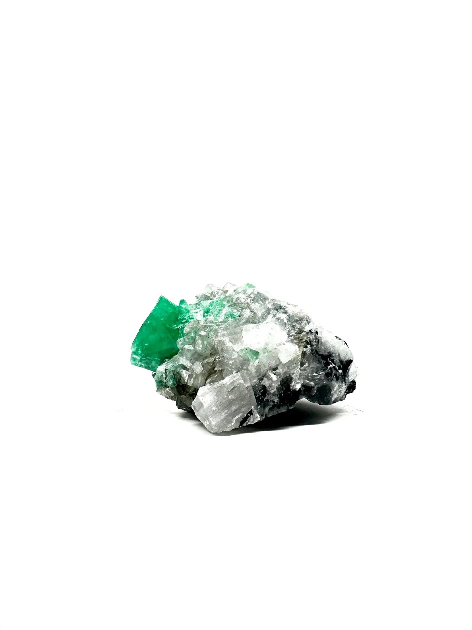 Emerald on Calcite (Colombia) Tarazed