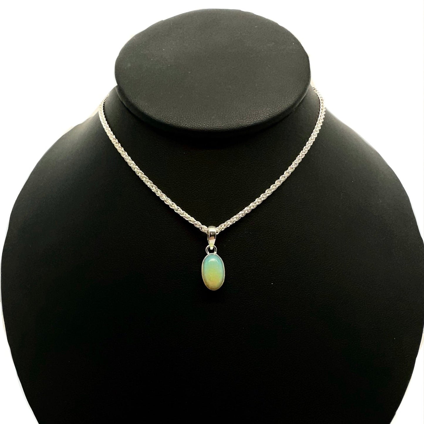 Ethiopian Opal Oval Pendant Tarazed Gems & Jewellery