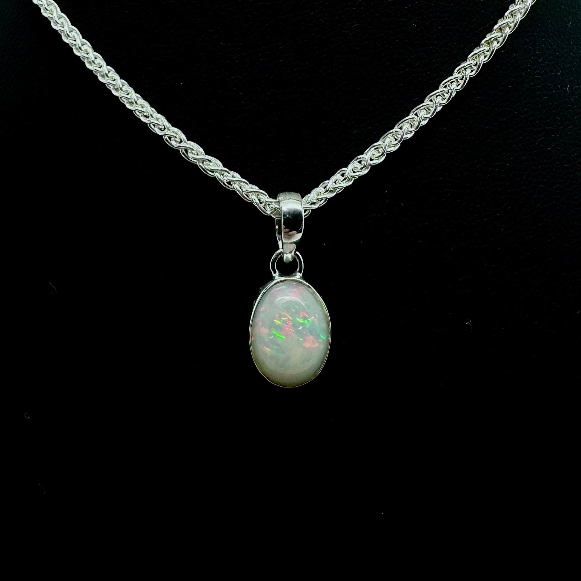 Ethiopian Opal Oval Pendant Tarazed Gems & Jewellery