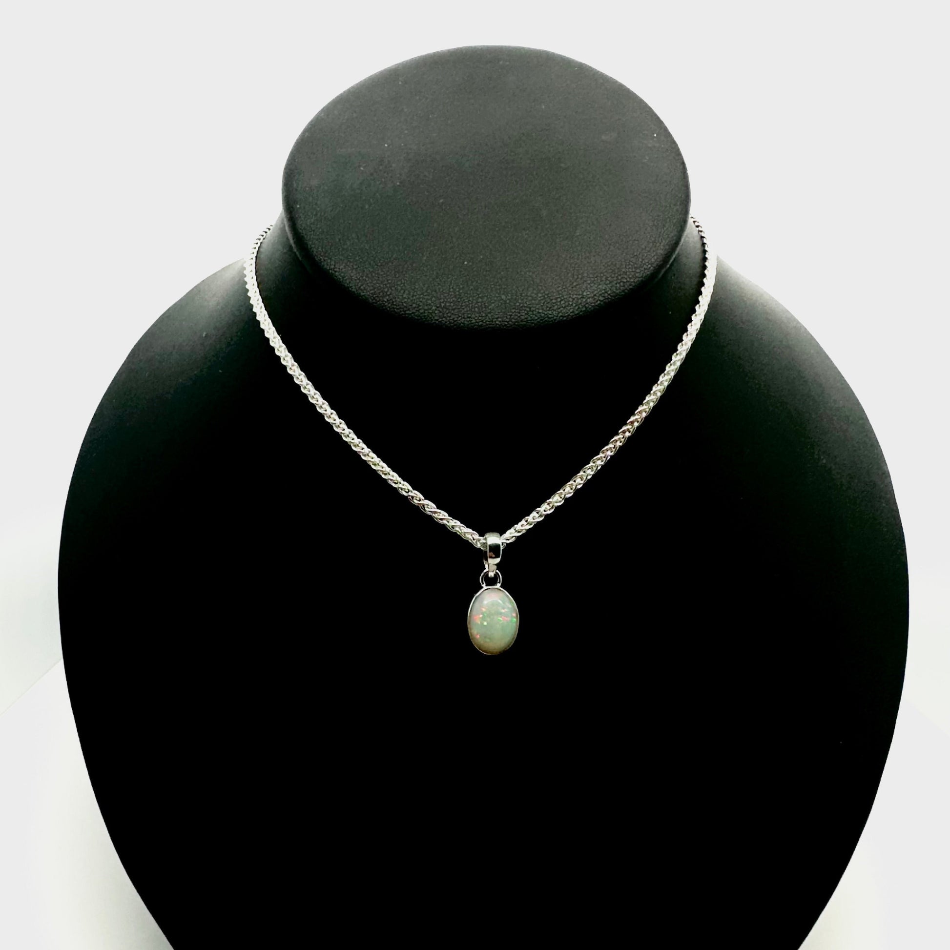 Ethiopian Opal Oval Pendant Tarazed Gems & Jewellery