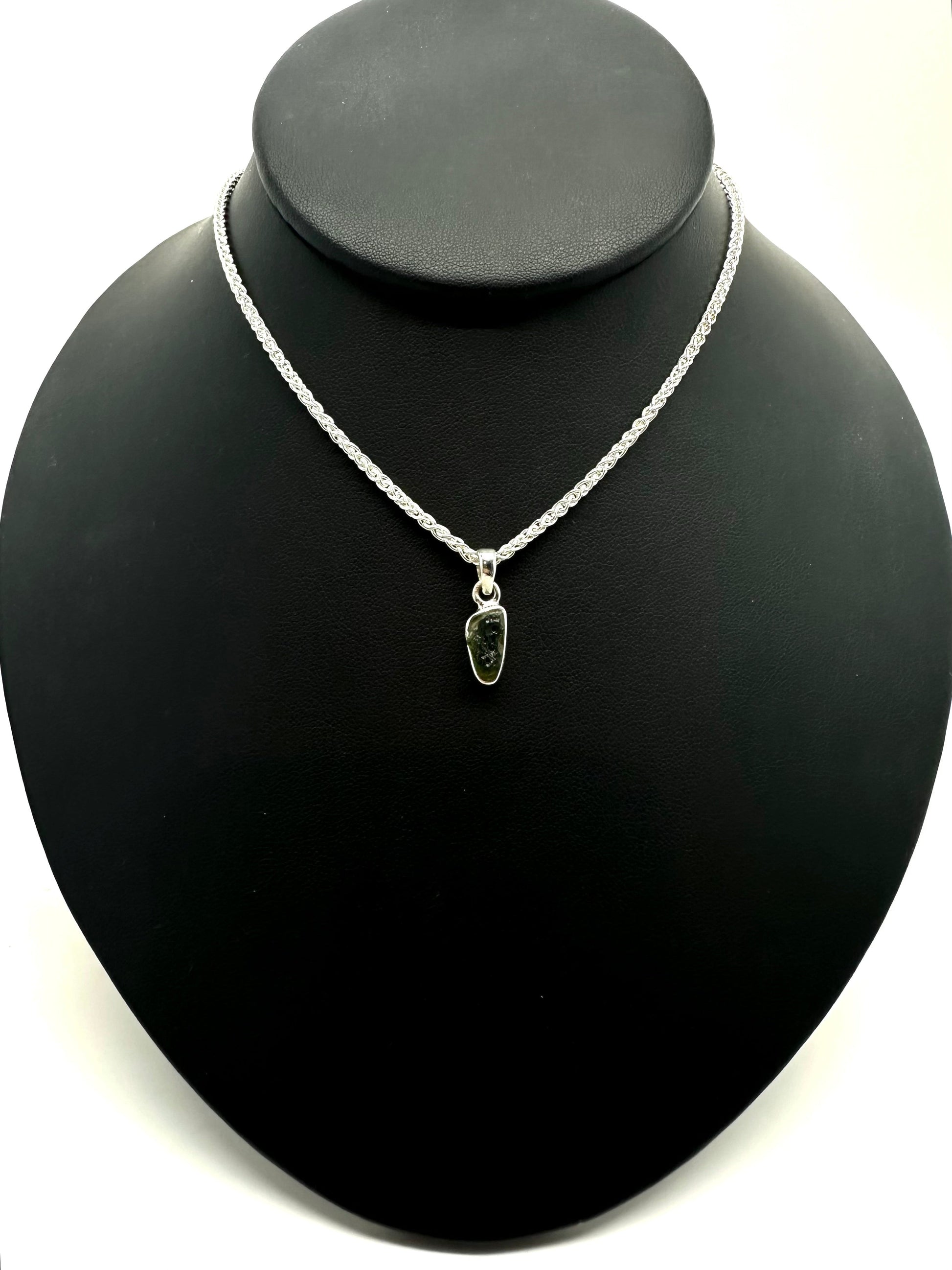 Moldavite Pendant Tarazed Gems & Jewellery