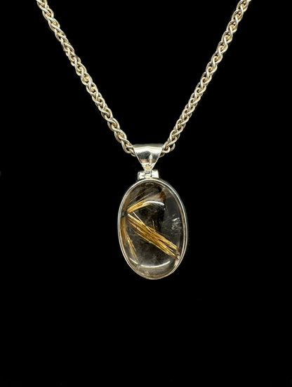 Star Rutilated Quartz Pendant Tarazed Gems & Jewellery