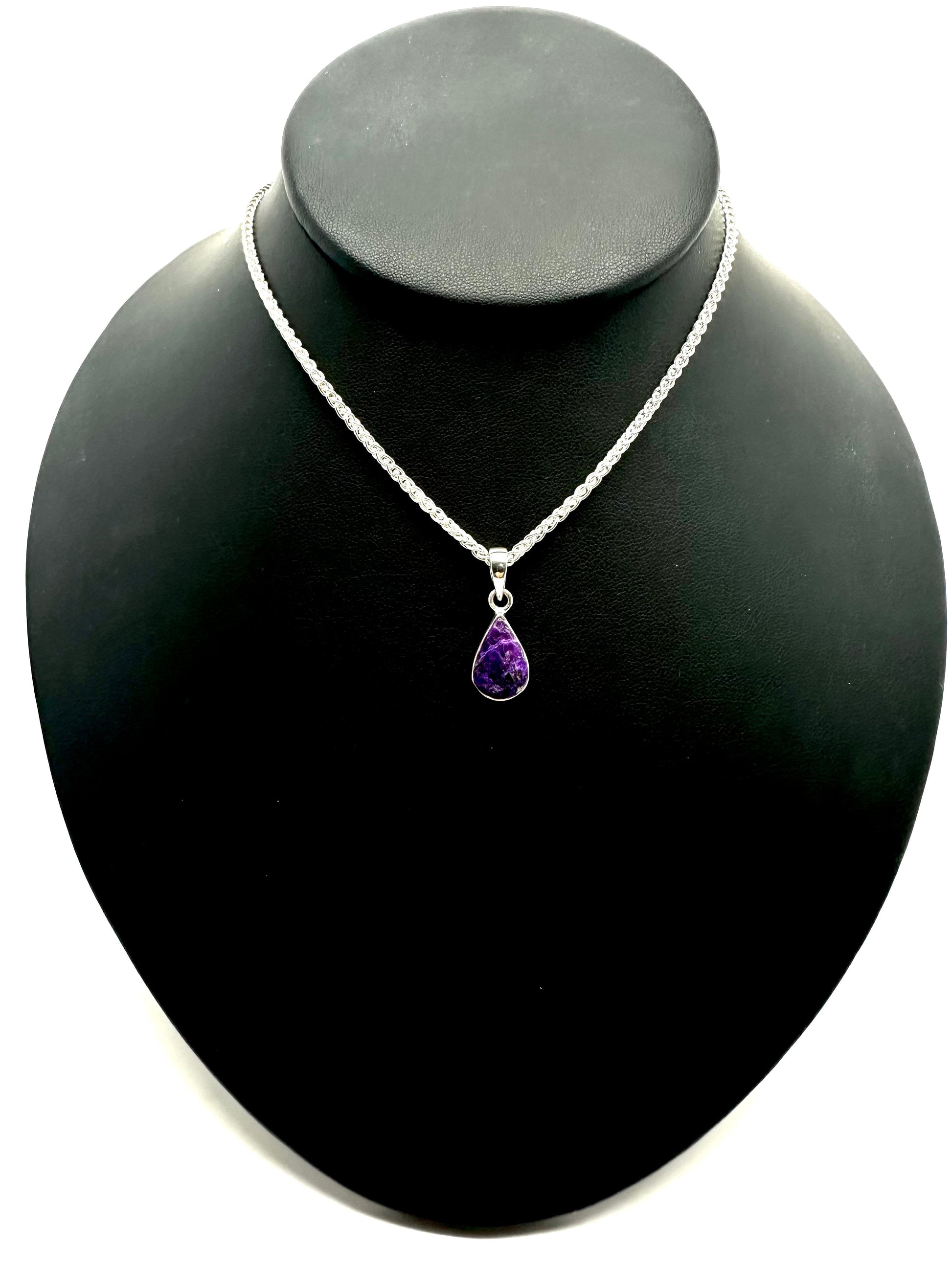 Sugilite Drop Pendant Tarazed Gems & Jewellery