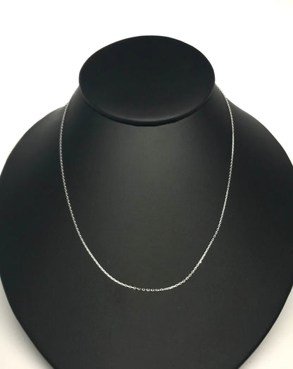 18" Sterling Silver Forz D/C Chain (1.10mm) Tarazed Gems & Jewellery