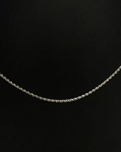 18" Sterling Silver Spiga Chain (1.2mm) Tarazed Gems & Jewellery