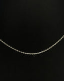 18" Sterling Silver Spiga Chain (1.2mm) Tarazed Gems & Jewellery