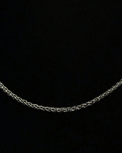 20" Sterling Silver Spiga Chain (2.5mm) Tarazed Gems & Jewellery