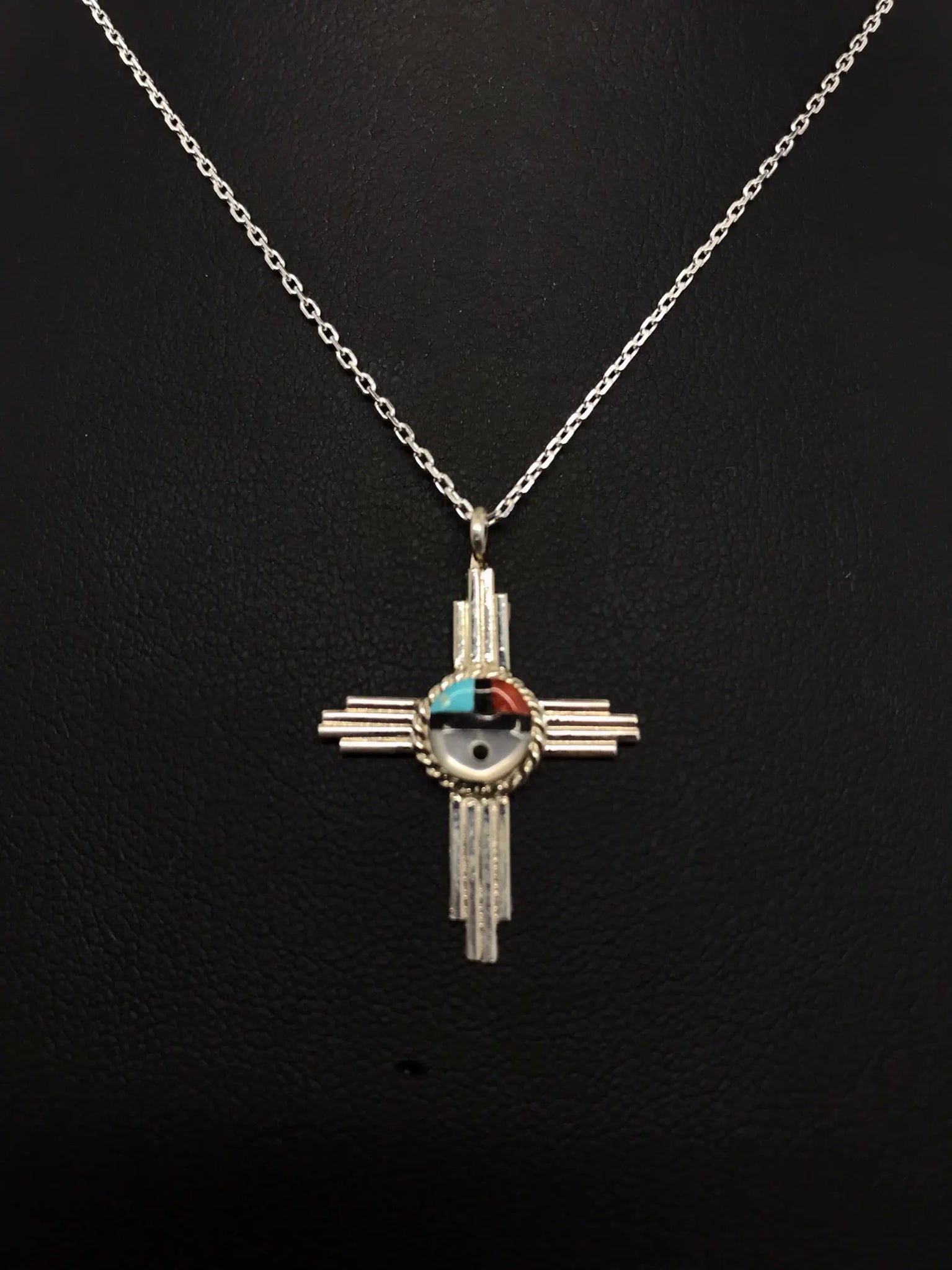 A:shiwi (Zuni) Sunface Pendant