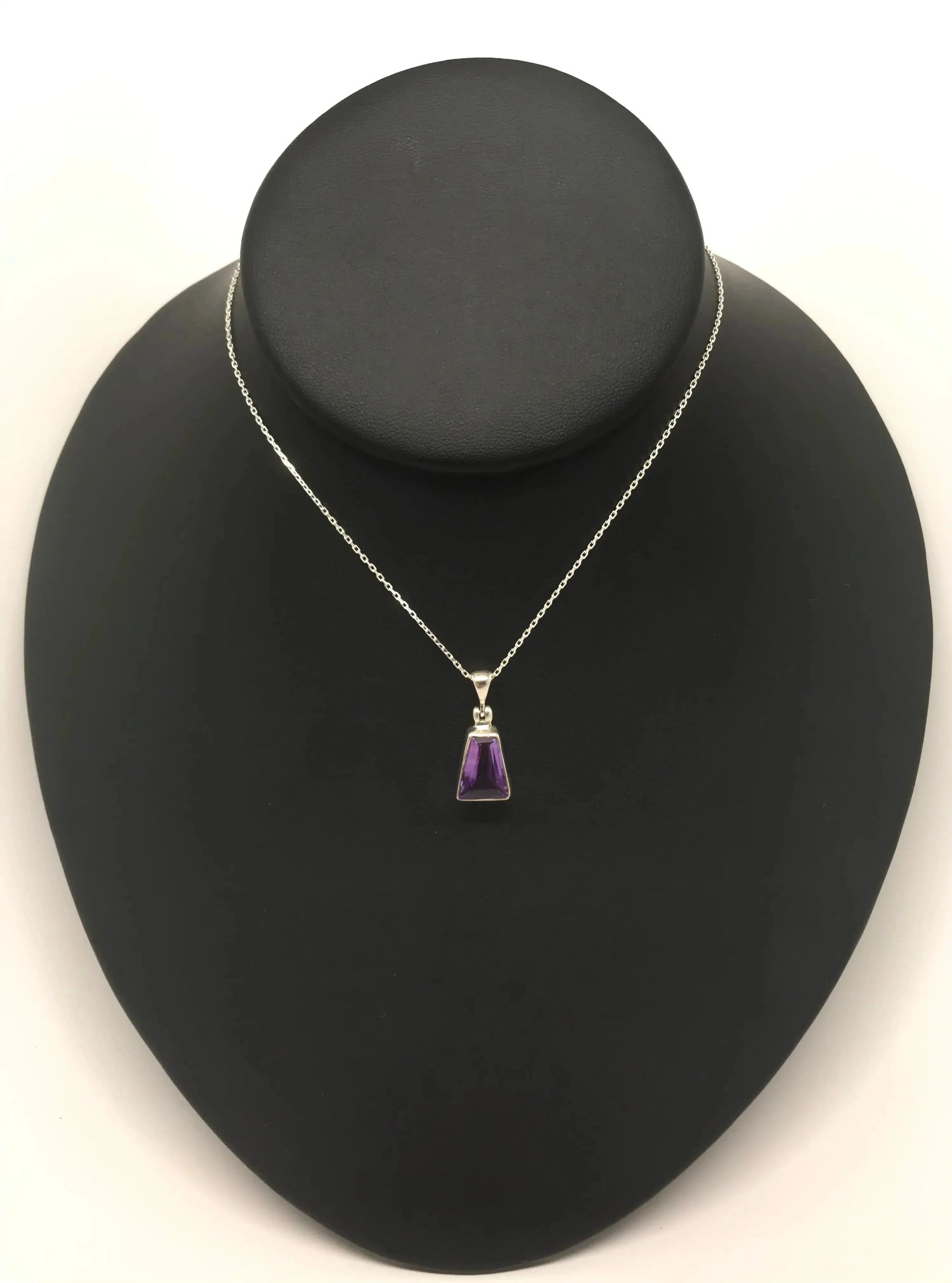 Amethyst Trapezoid Pendant Tarazed Gems & Jewellery