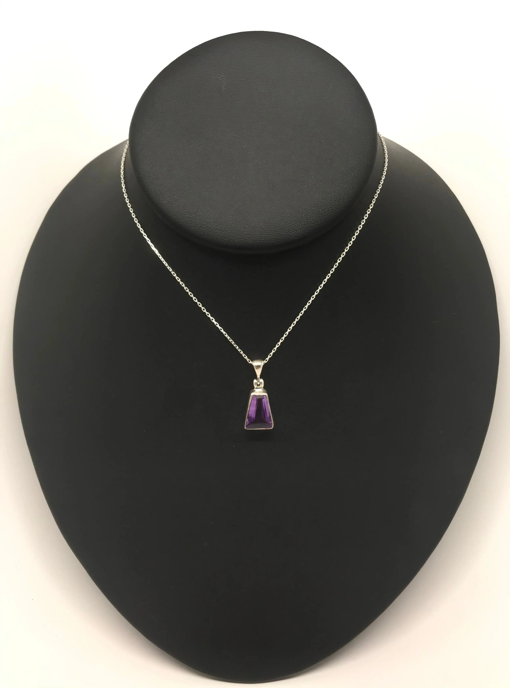 Amethyst Trapezoid Pendant Tarazed Gems & Jewellery