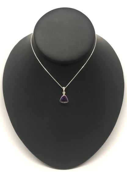 Amethyst Trillion Pendant Tarazed Gems & Jewellery