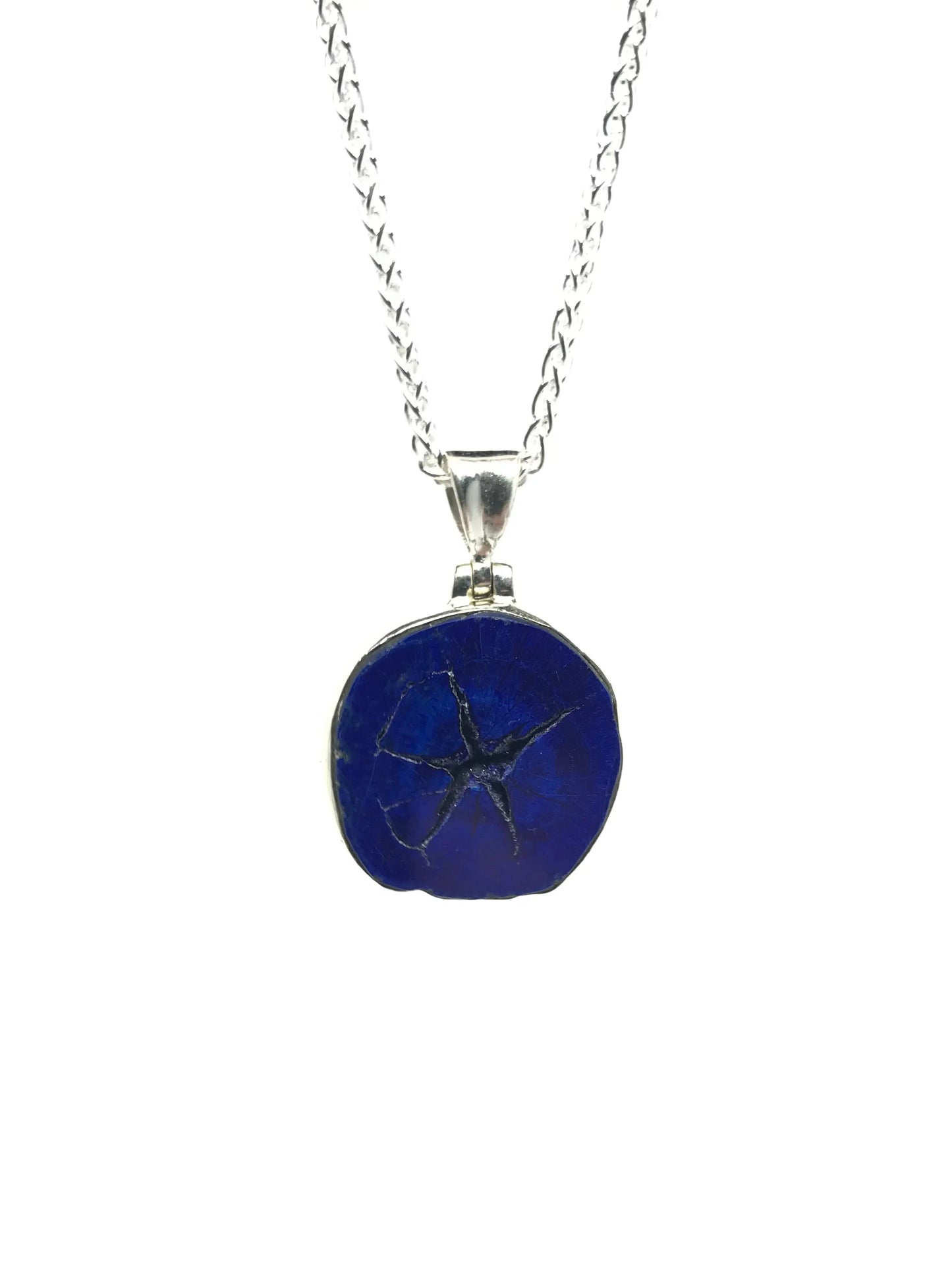 Azurite "Blueberry" Geode Pendant Tarazed Gems & Jewellery