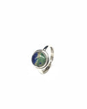 Azurite and Malachite Circle Ring Size 8 Tarazed Gems & Jewellery