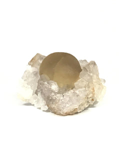 Botryoidal Fluorite On Calcite (India) Tarazed Gems & Jewellery