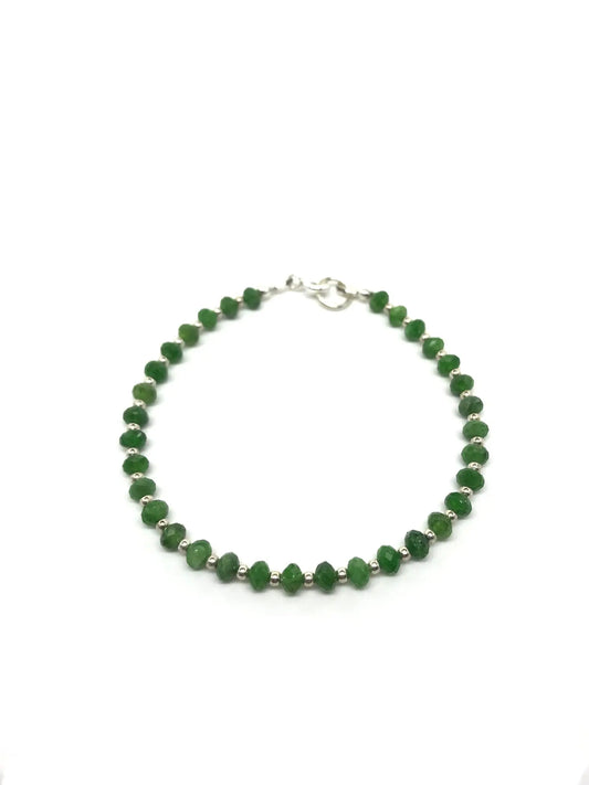 Chrome Diopside 7" Bracelet Tarazed Gems & Jewellery