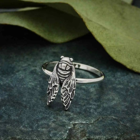 Cicada Sterling Silver Ring Tarazed Gems & Jewellery