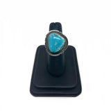 Diné (Navajo) Blue Moon Turquoise Ring Size 5.75 Tarazed Gems & Jewellery