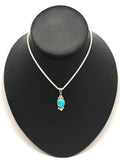 Diné (Navajo) Sleeping Beauty Turquoise Pendant Tarazed Gems & Jewellery