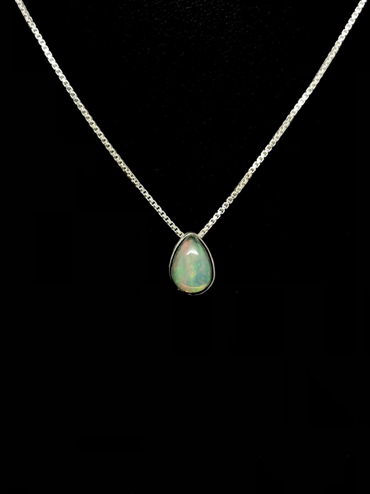 Ethiopian Opal Necklace With Chain Tarazed Gems & Jewellery