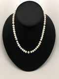 Freshwater Pearl and Sapphire Necklace 17" Tarazed Gems & Jewellery