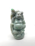 Jade Laughing Buddha Carving (Myanmar / Burma) Tarazed Gems & Jewellery