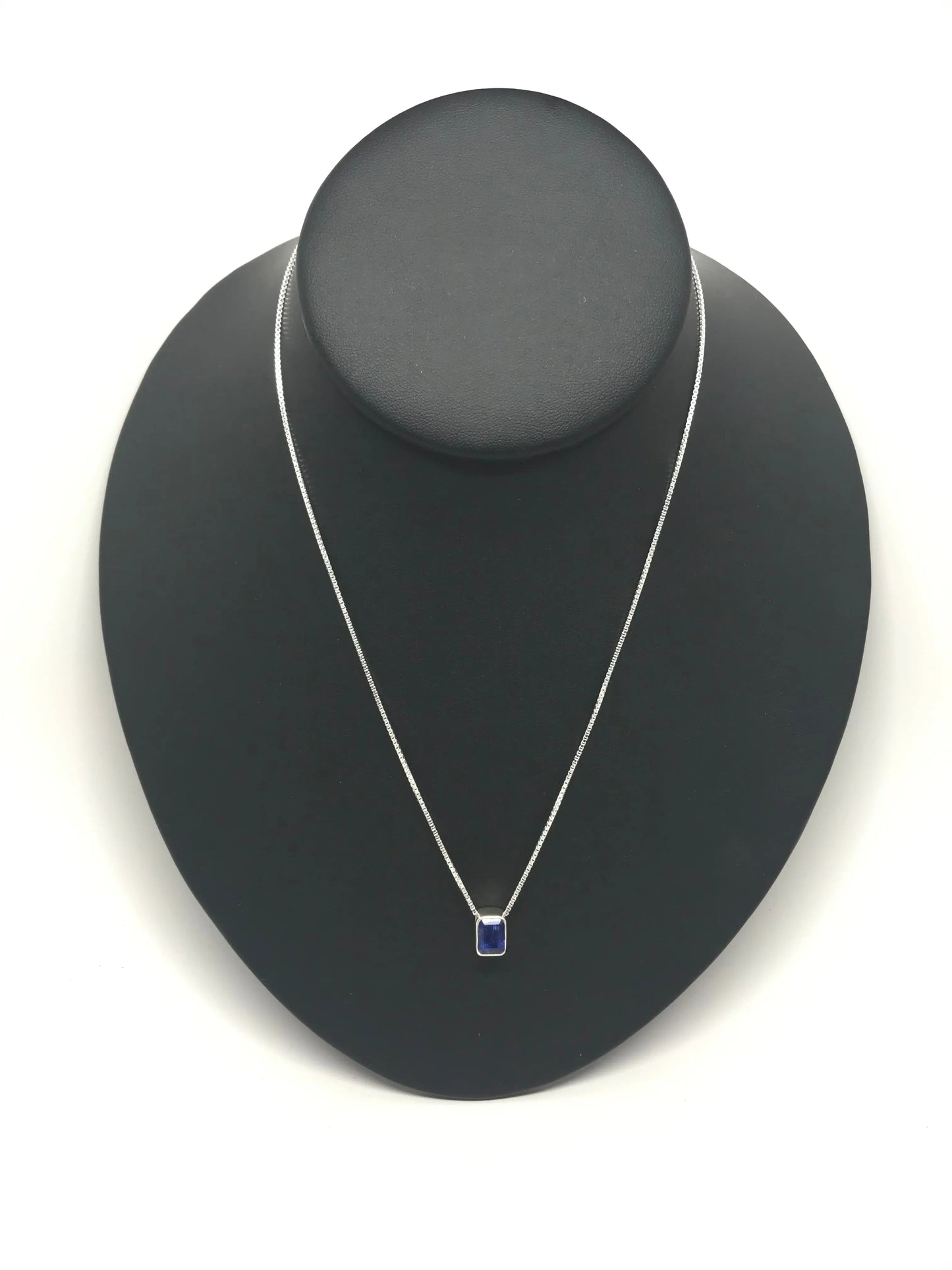 Kyanite Rectangle Necklace With Chain Tarazed Gems & Jewellery