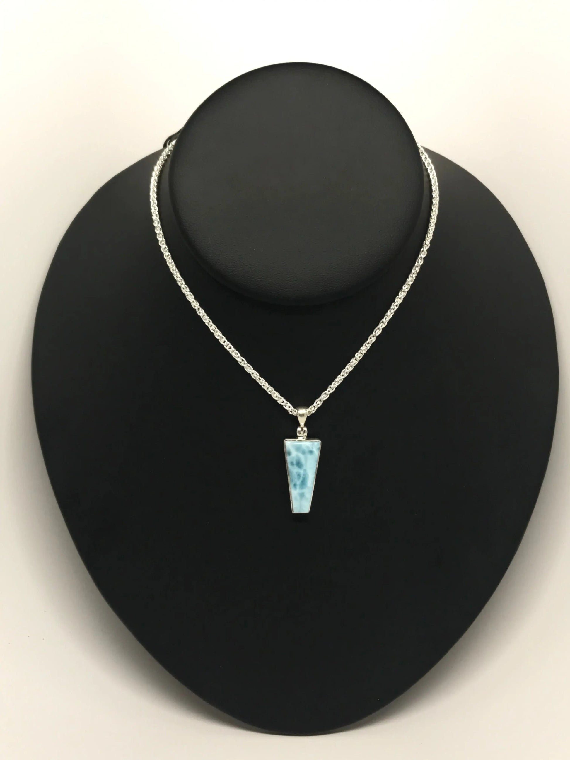 Larimar Trapezoid Pendant Tarazed Gems & Jewellery