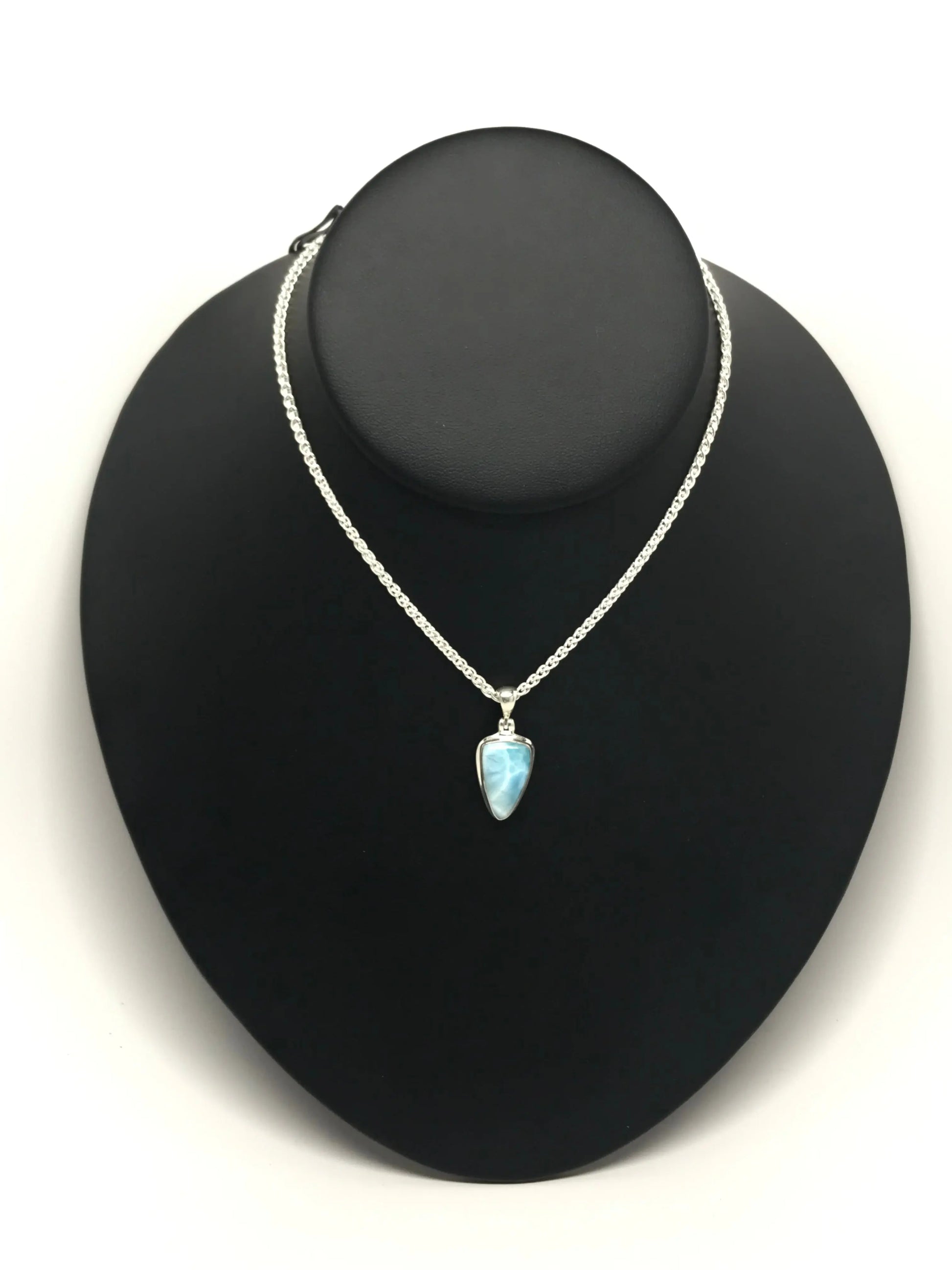 Larimar Triangle Pendant Tarazed Gems & Jewellery