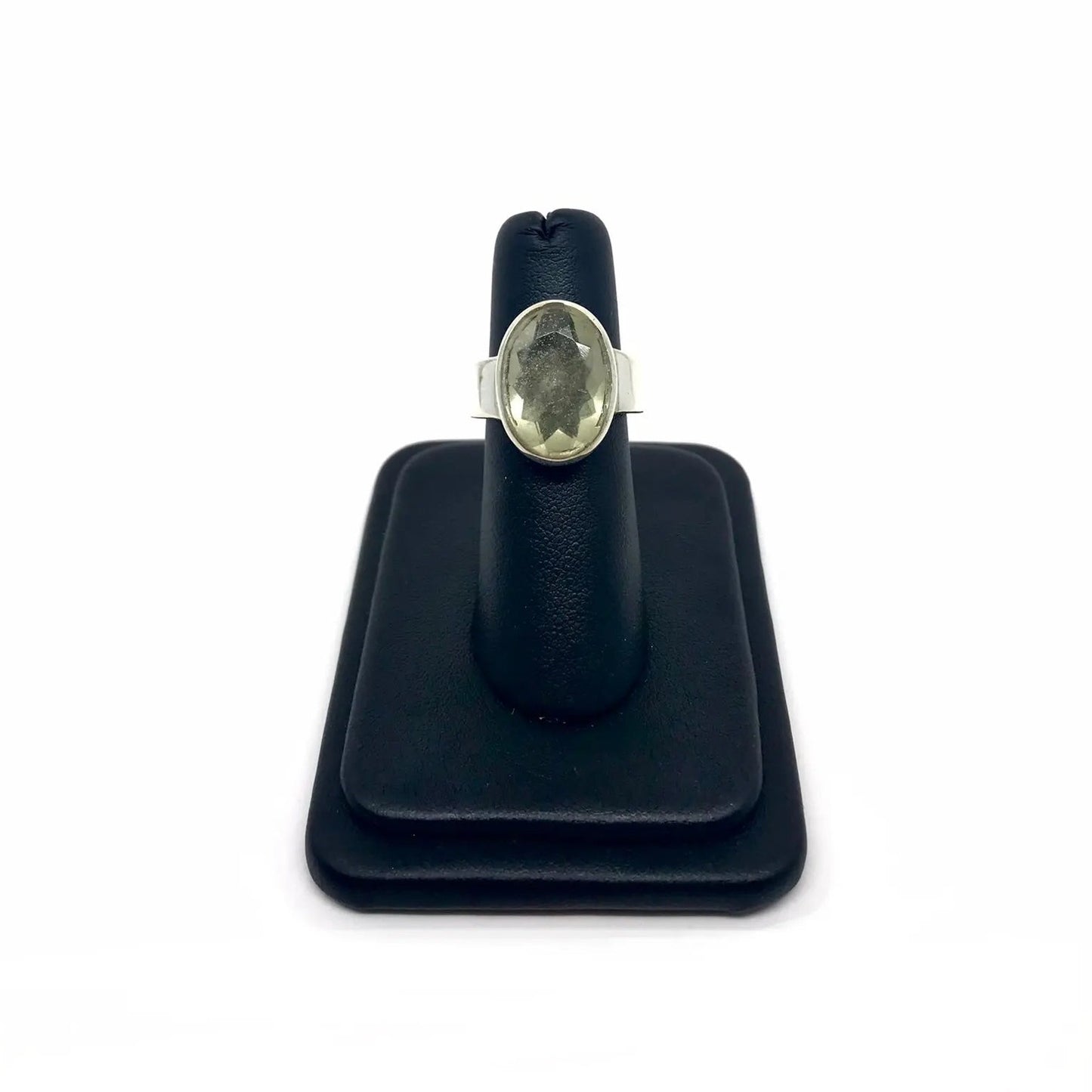 Libyan Desert Glass Oval Ring Size 7 Tarazed Gems & Jewellery