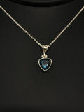 London Blue Topaz Trillion Pendant Tarazed Gems & Jewellery