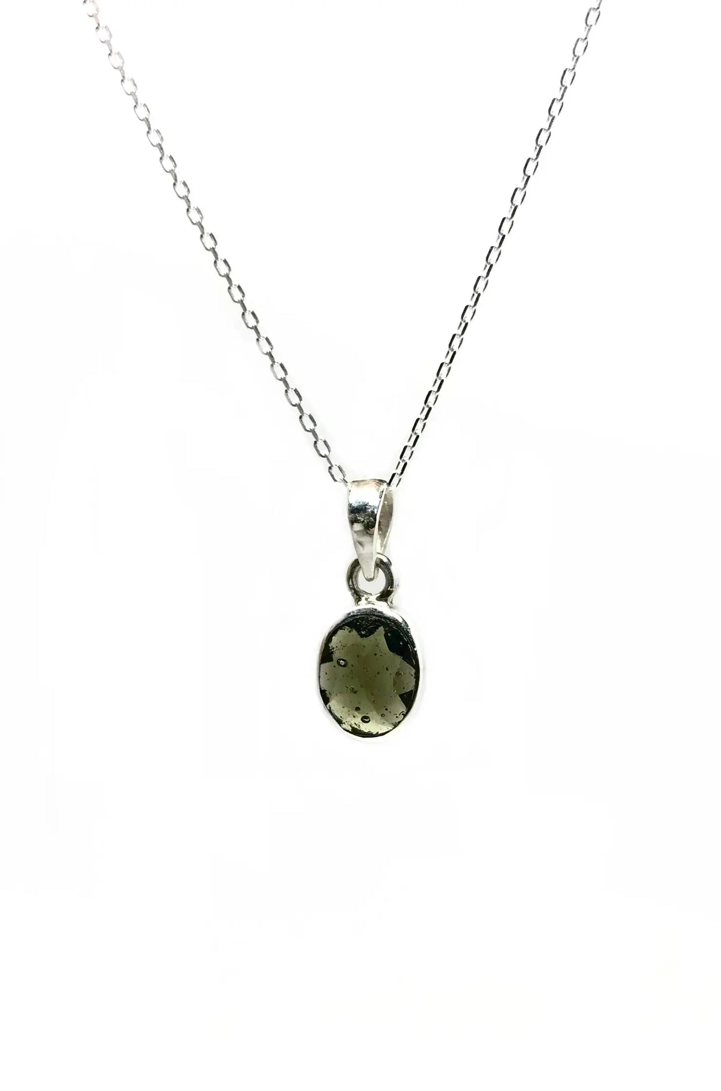 Moldavite Oval Pendant Tarazed Gems & Jewellery