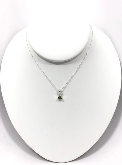 Moldavite Trilliant Pendant Tarazed Gems & Jewellery