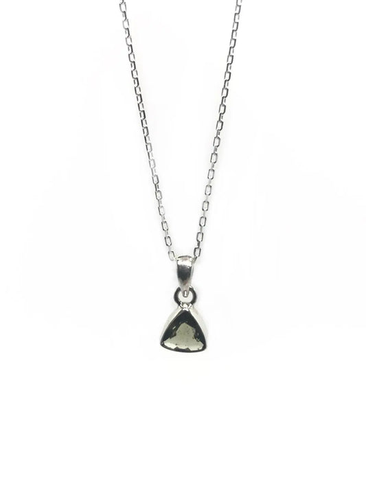 Moldavite Trillion Pendant Tarazed Gems & Jewellery