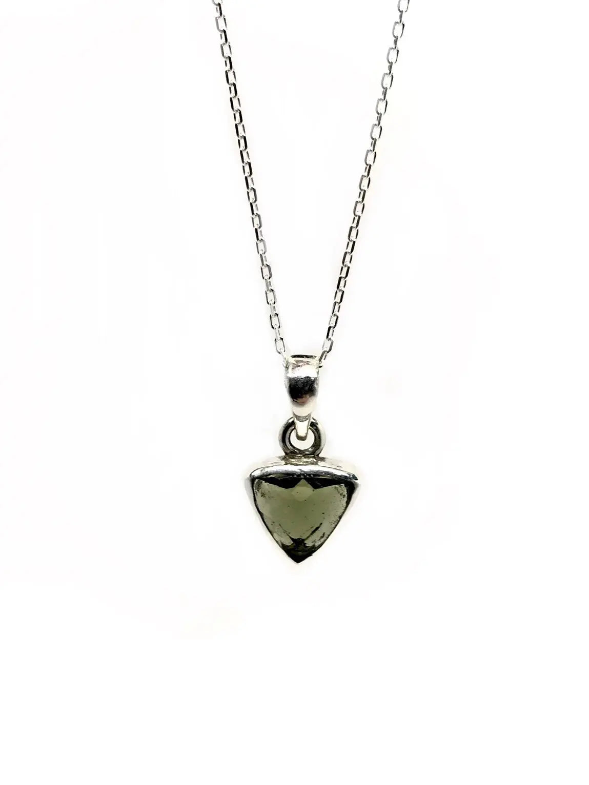 Moldavite Trillion Pendant Tarazed Gems & Jewellery