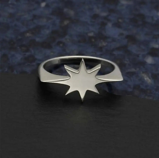 North Star (Polaris) Sterling Silver Ring Tarazed