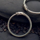 Ouroboros Snake Sterling Silver Ring Tarazed Gems & Jewellery