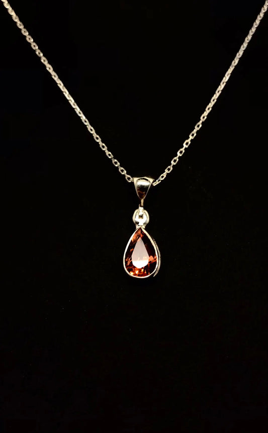 Pinkish Orange Tourmaline Pendant Tarazed Gems & Jewellery