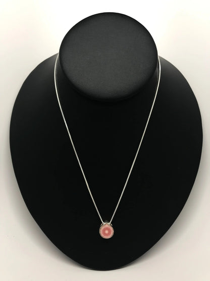 Rhodochrosite Necklace With Chain Tarazed Gems & Jewellery