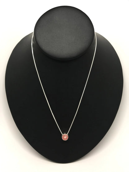 Rhodochrosite Necklace With Chain Tarazed Gems & Jewellery