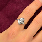 Sacred Heart Sterling Silver Ring Tarazed Gems & Jewellery