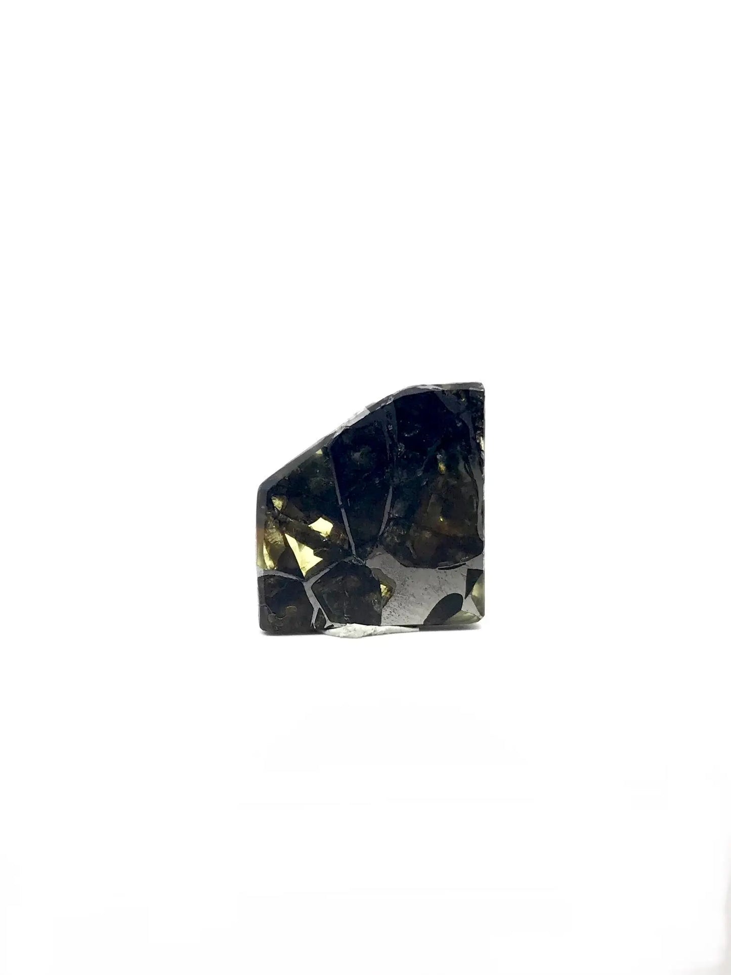 Sericho Pallasite Meteorite Slice (Kenya) Tarazed Gems & Jewellery