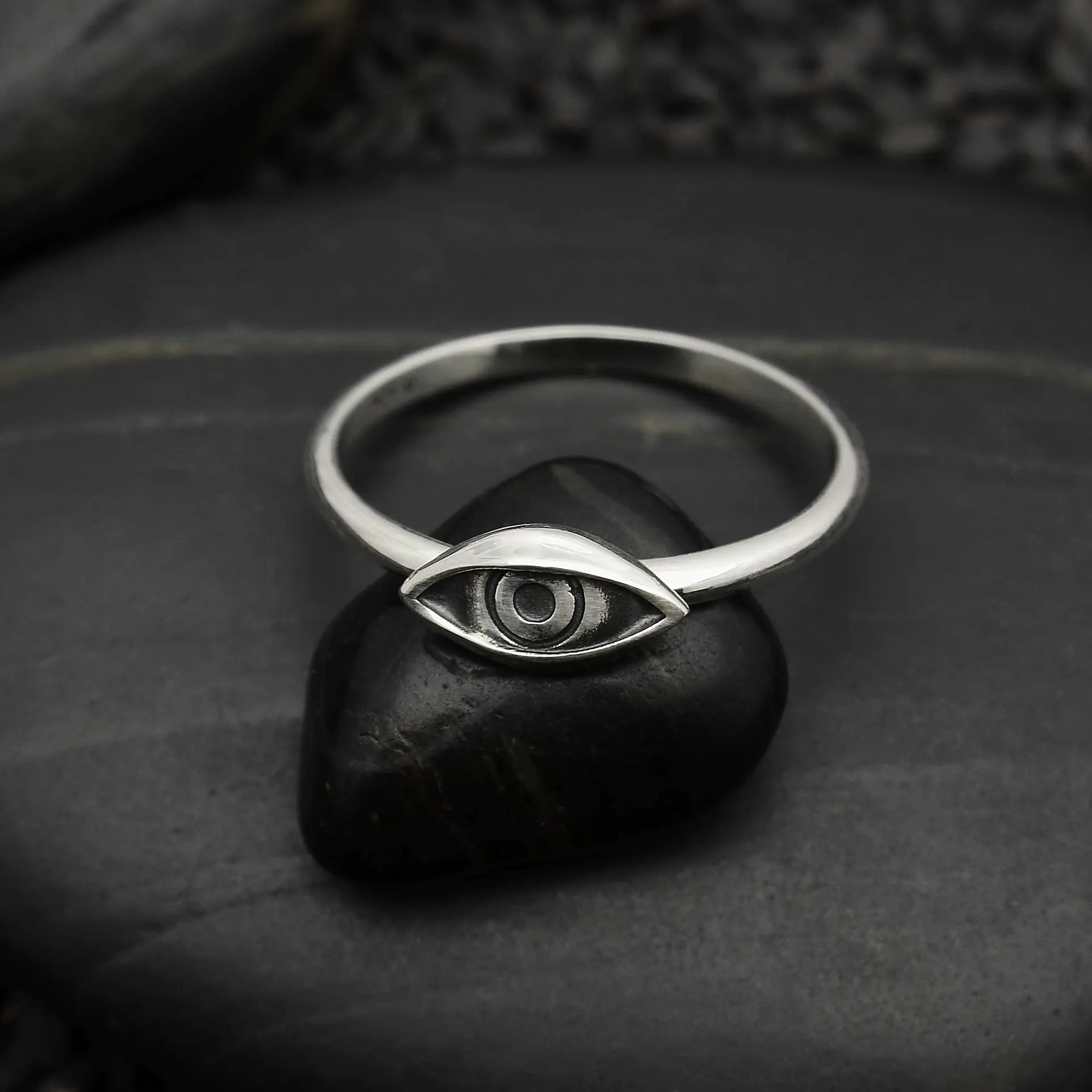 Sterling Silver Eye Ring Tarazed Gems & Jewellery