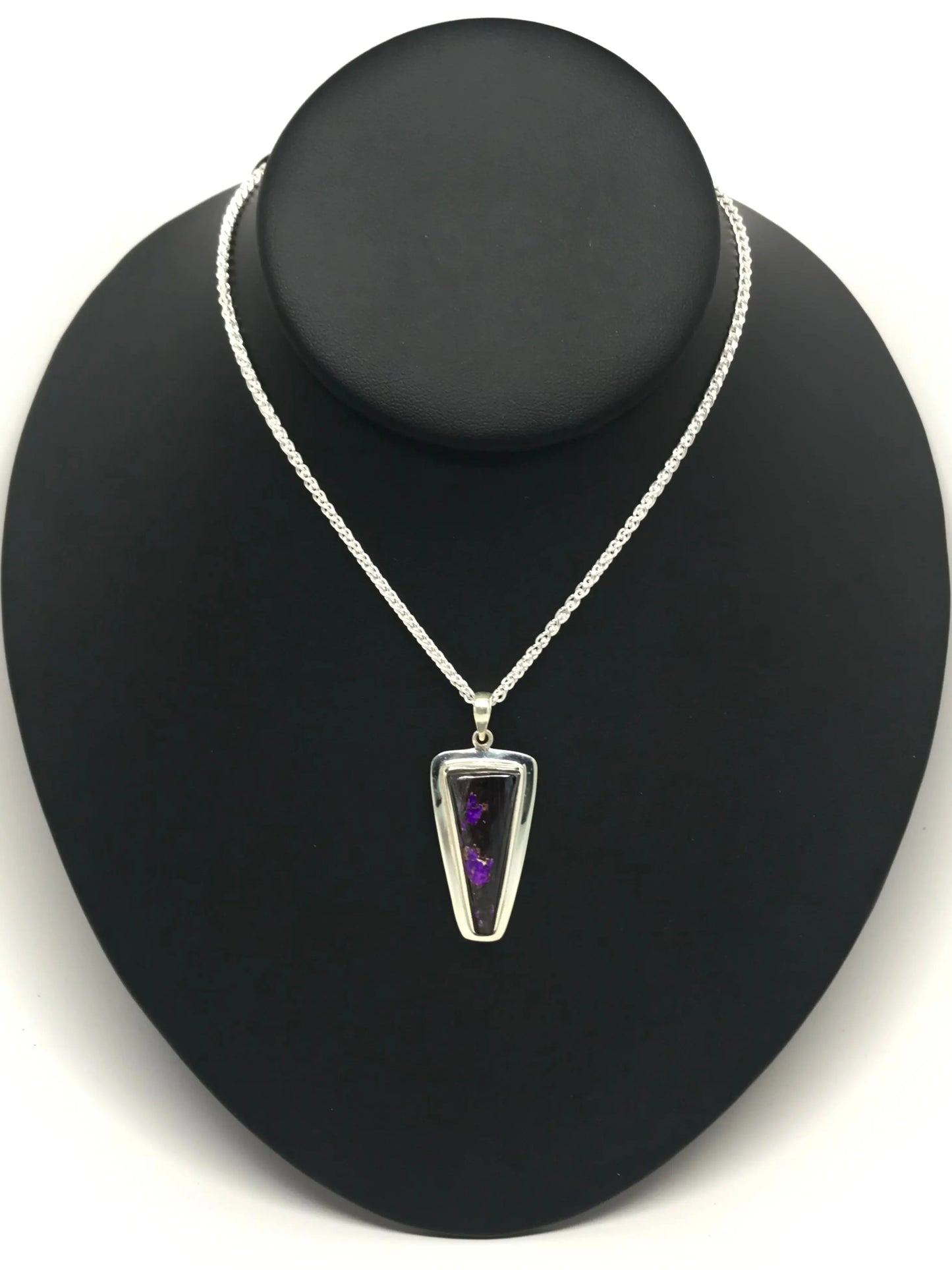 Sugilite Triangle Pendant Tarazed Gems & Jewellery